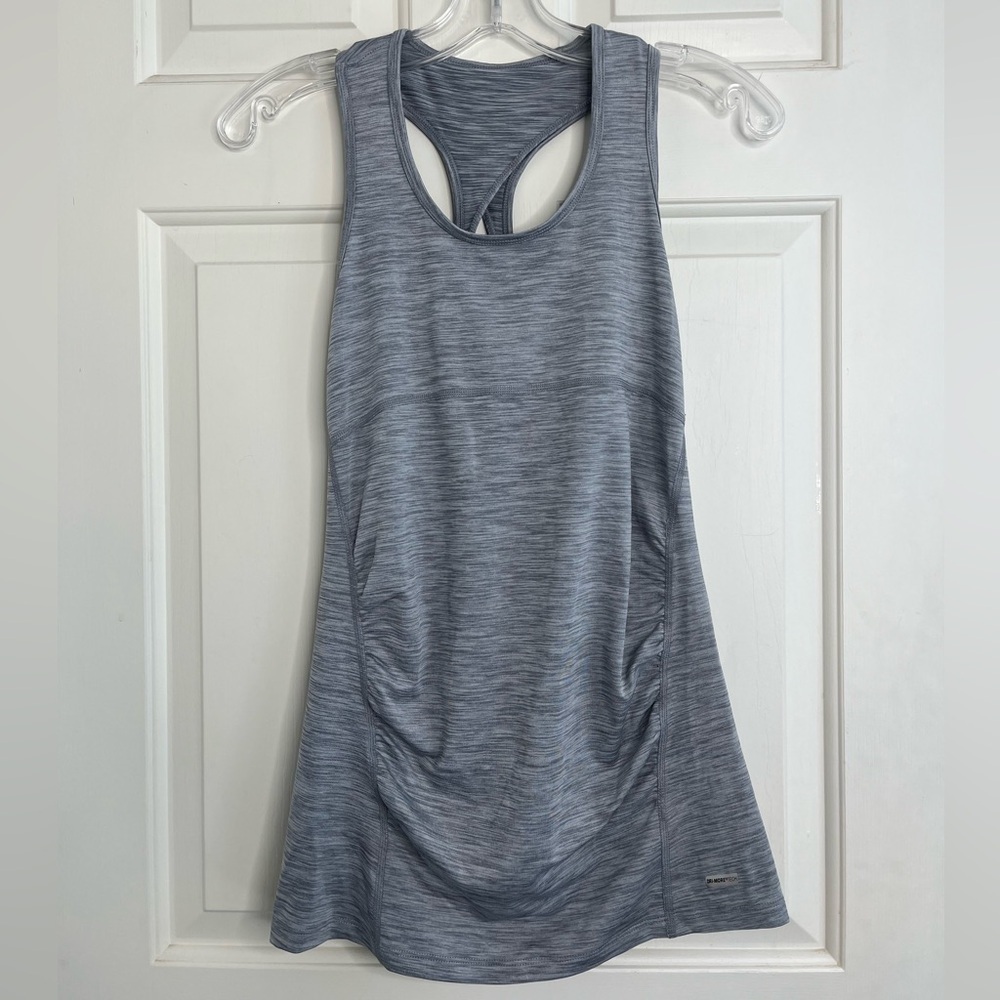NWT Athletic Works Gray Racerback Maternity Tank Top S Heather Grey - Picture 4 of 12